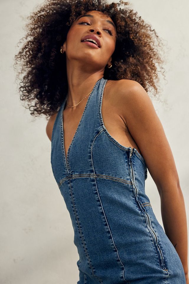 BDG Hailey Seamed Flare Jumpsuit  #3