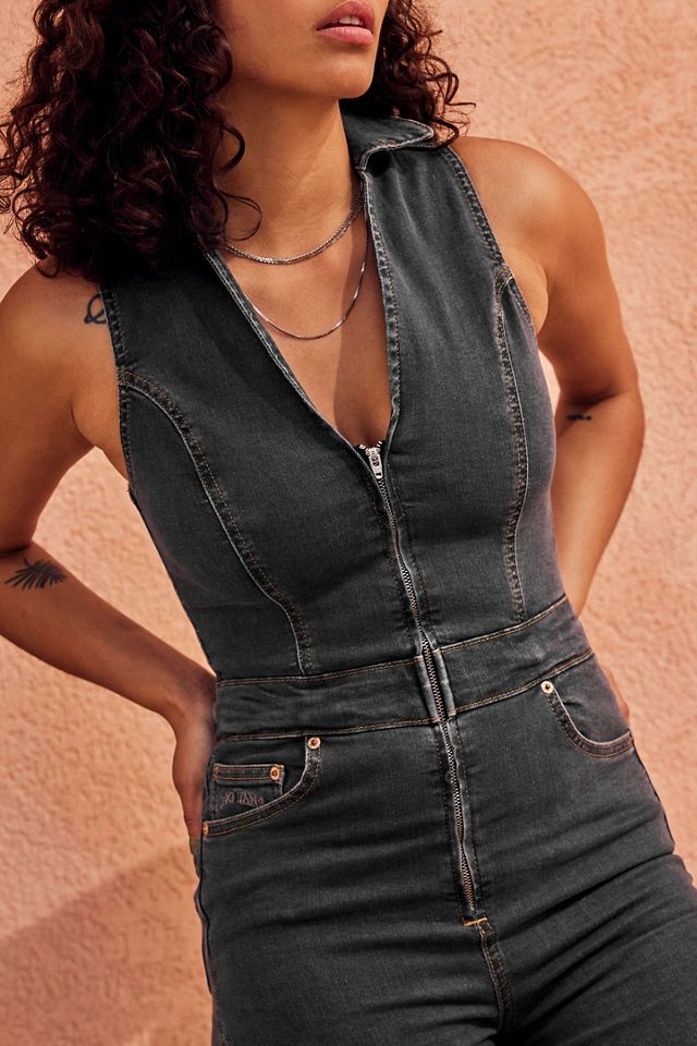 BDG Della Denim Jumpsuit #1