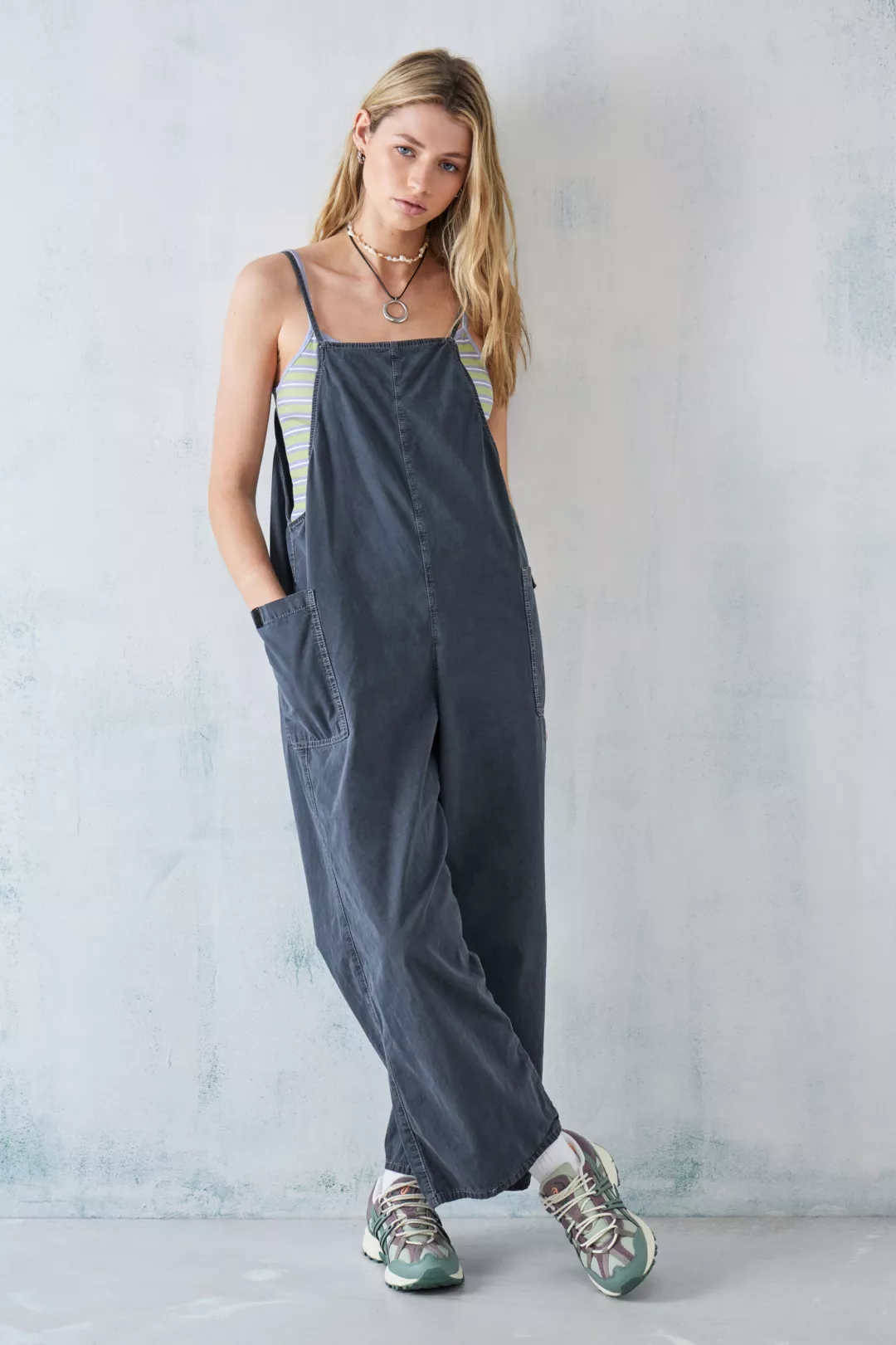 Urban Outfitters May Slouchy Cotton Jumpsuit