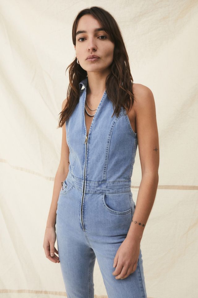 Minkpink minx sales denim jumpsuit