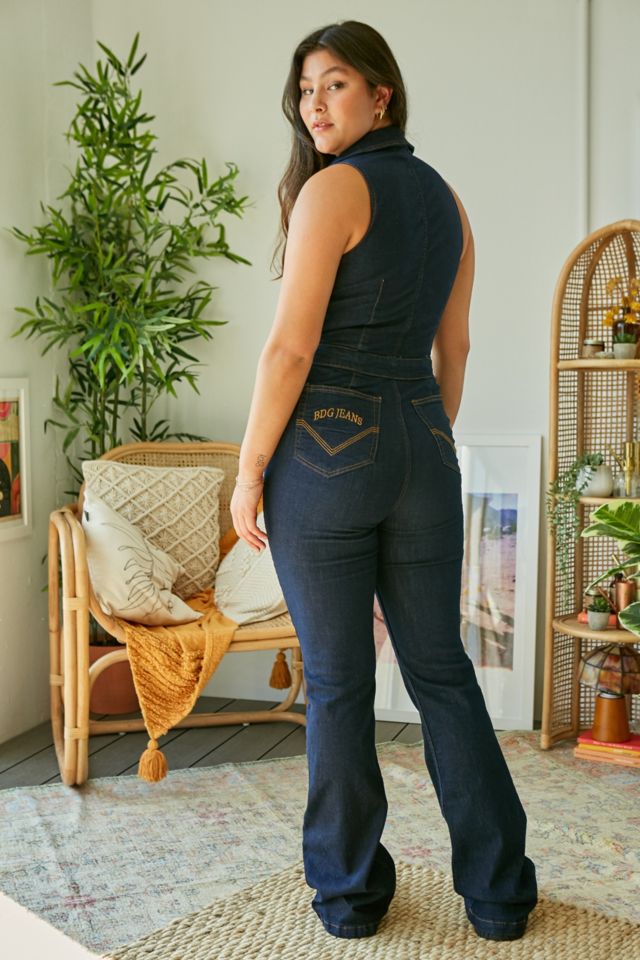 Urban outfitters denim clearance jumpsuit