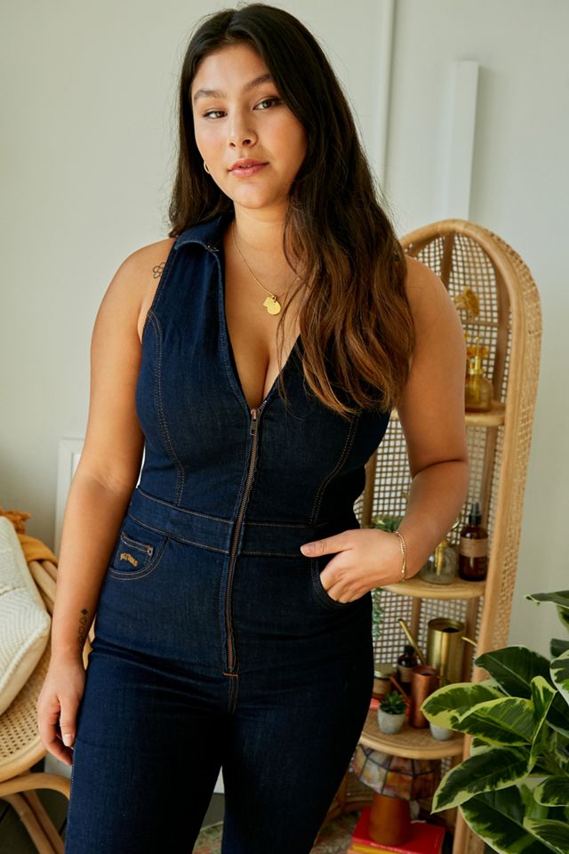 Urban outfitters cheap jean jumpsuit