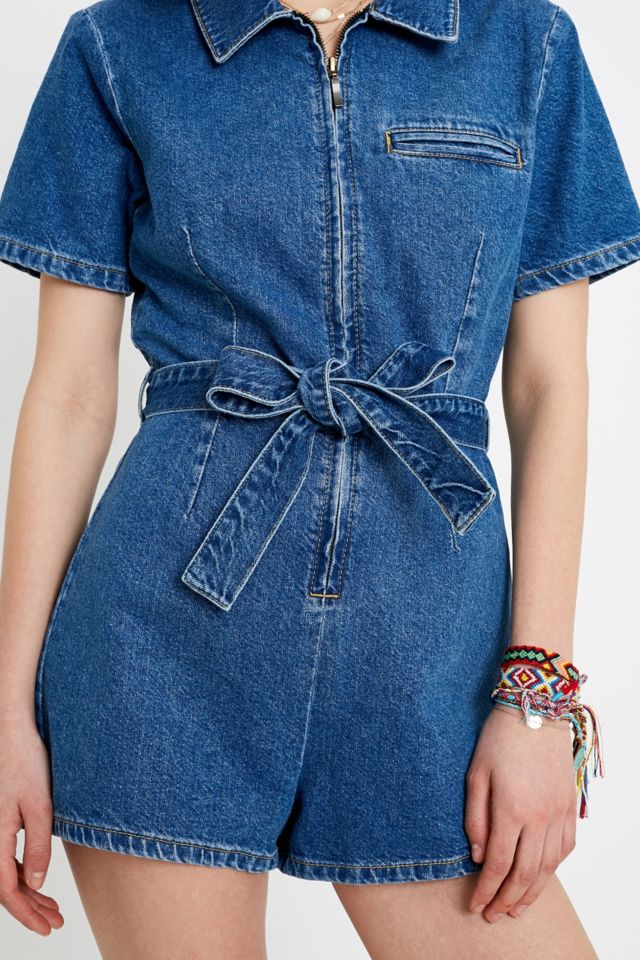 Urban outfitters hello sunshine best sale denim romper