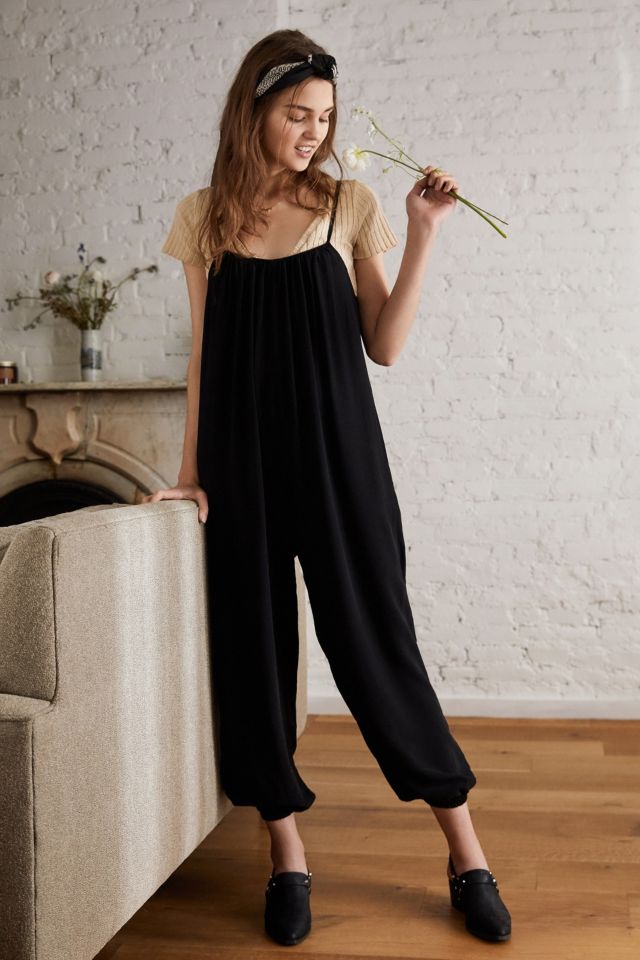 Black slouchy jumpsuit online