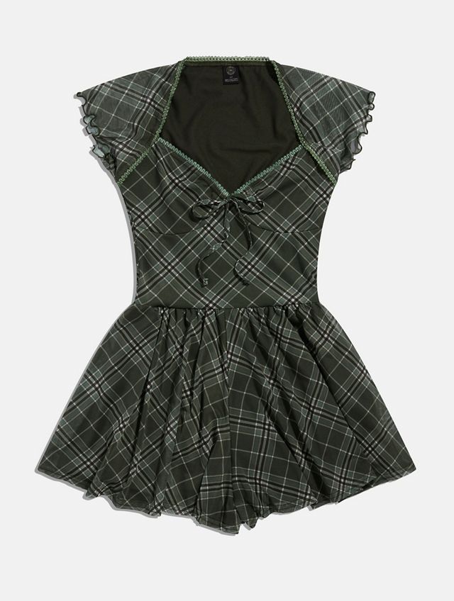 UO Milly Mesh Check Playsuit #3