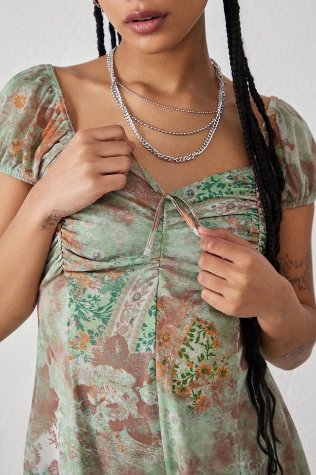 UO Erika Mesh Playsuit  #1