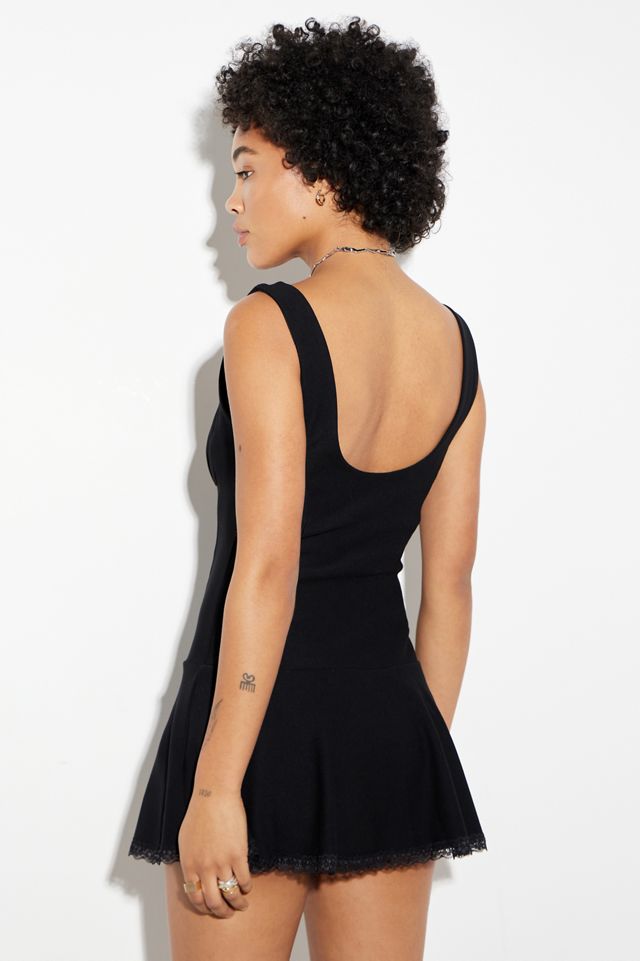 Silence + Noise Ponte Playsuit mit tiefem Bund #3
