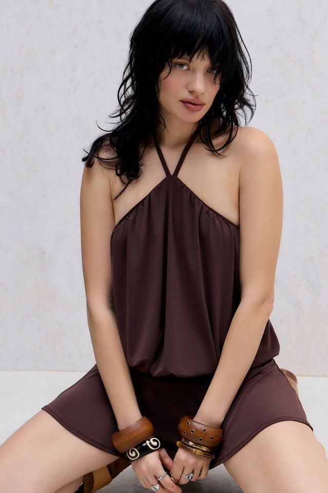 Abito Silence + Noise Livvy Slinky con Halter e Gonna-Shorts #3