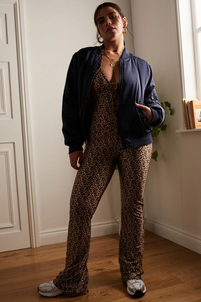 UO Bianca Chocolate Swirl Print O-Ring Jumpsuit #3