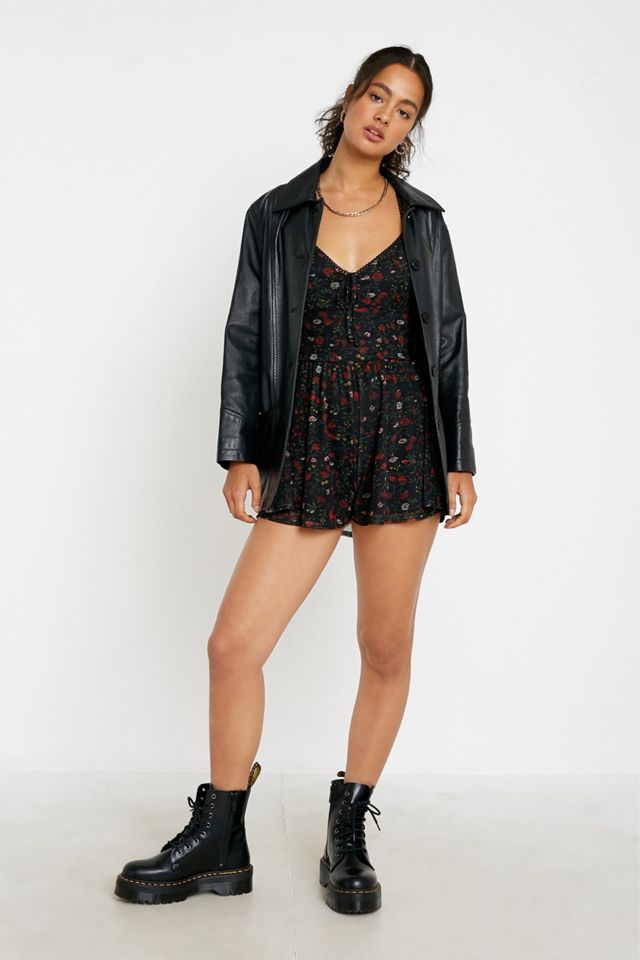 UO Milly Floral Playsuit #1
