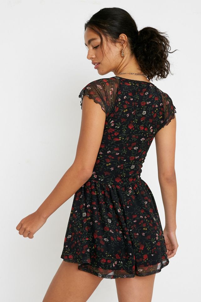 UO Milly Floral Playsuit #3