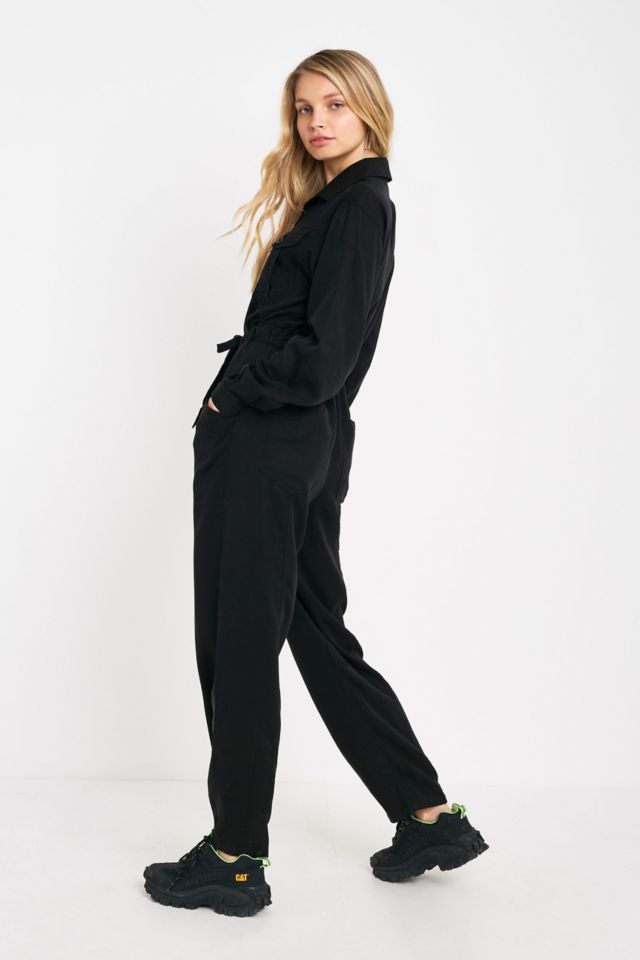 Urban outfitters black boiler suit hotsell