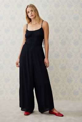 Combinaison à Imprimé UO Urban Outfitters Avec Fines Bretelles - Taille S 8-10 - Noir
