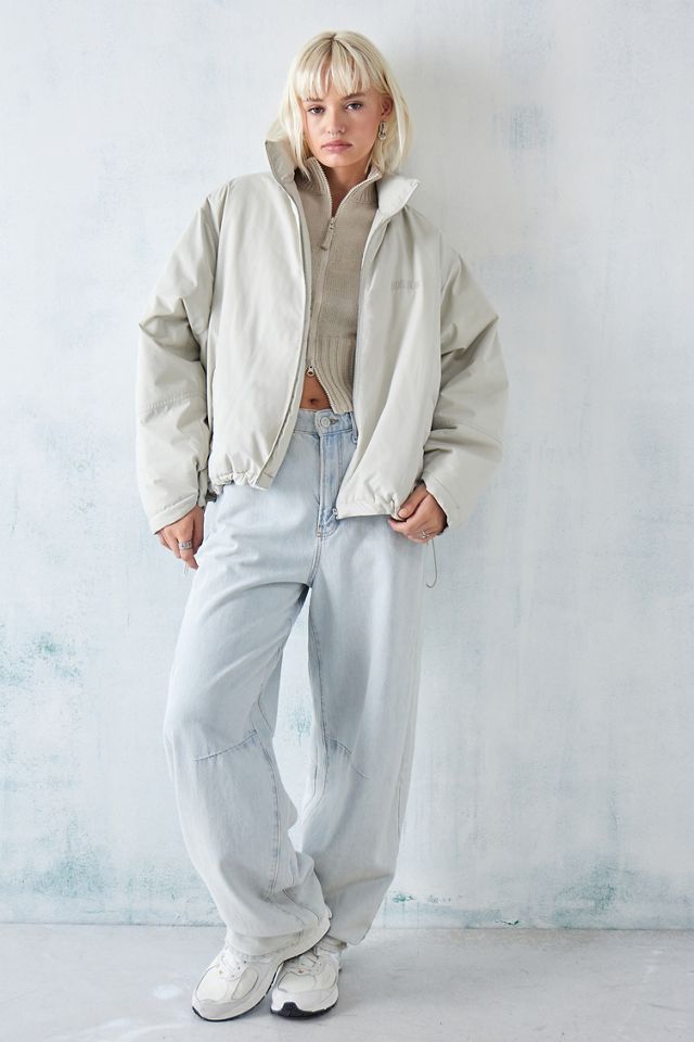 BDG Oversized Washed Bomber Jacket  #2
