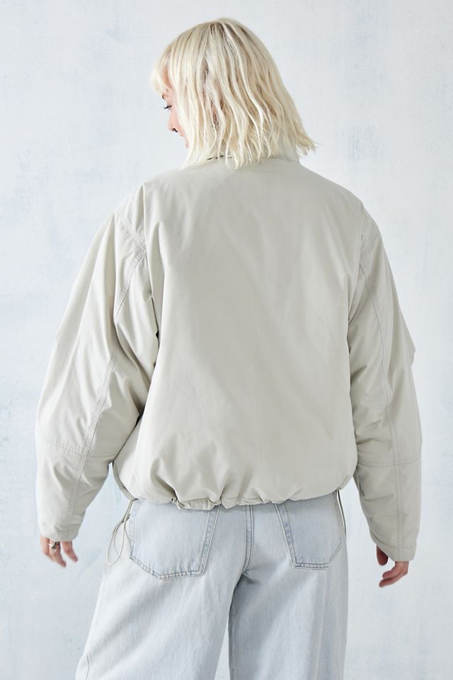 BDG Oversized Washed Bomber Jacket  #3
