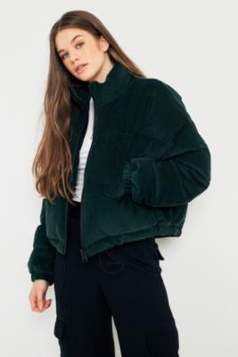 urban outfitters green puffer