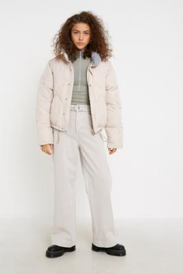 urban outfitters long puffer coat