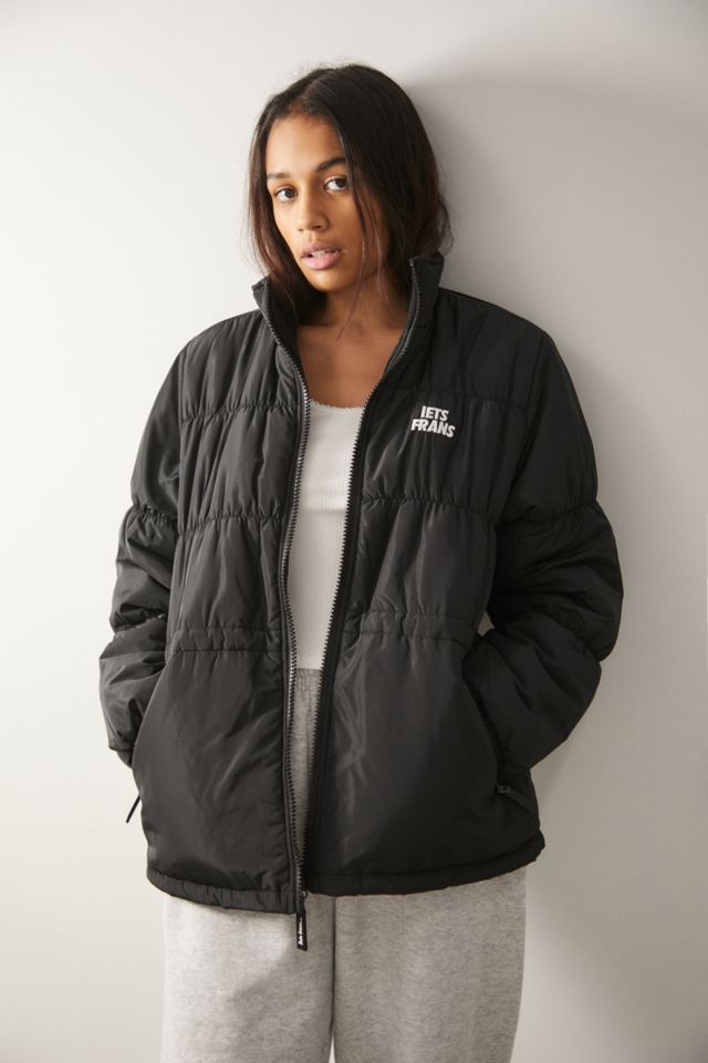 Black urban clearance outfitters puffer jacket