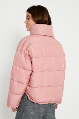 urban outfitters pink puffer