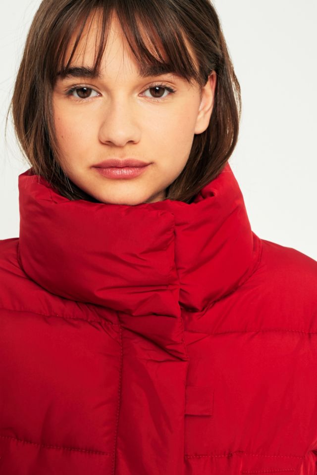 Light Before Dark Red Pillow Puffer Jacket #5