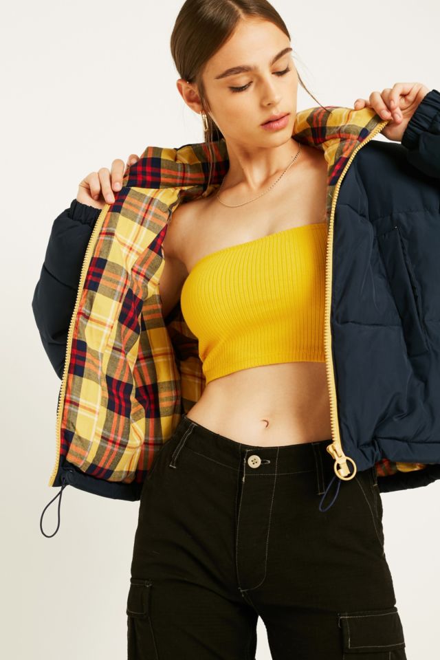 Urban outfitters yellow puffer cheap jacket