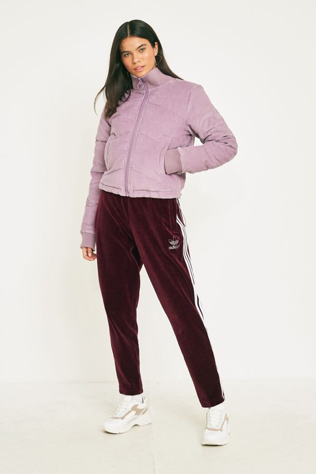 UO Lilac Corduroy Chevron Puffer Jacket #4