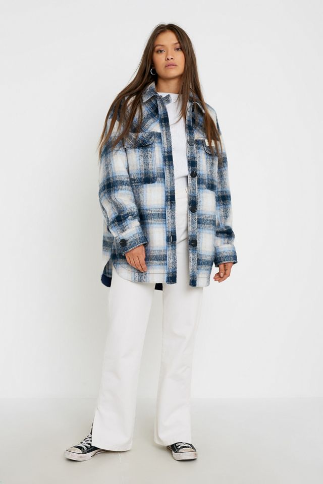 Urban Outfitters – Karierte Hemdjacke aus Wolle #1