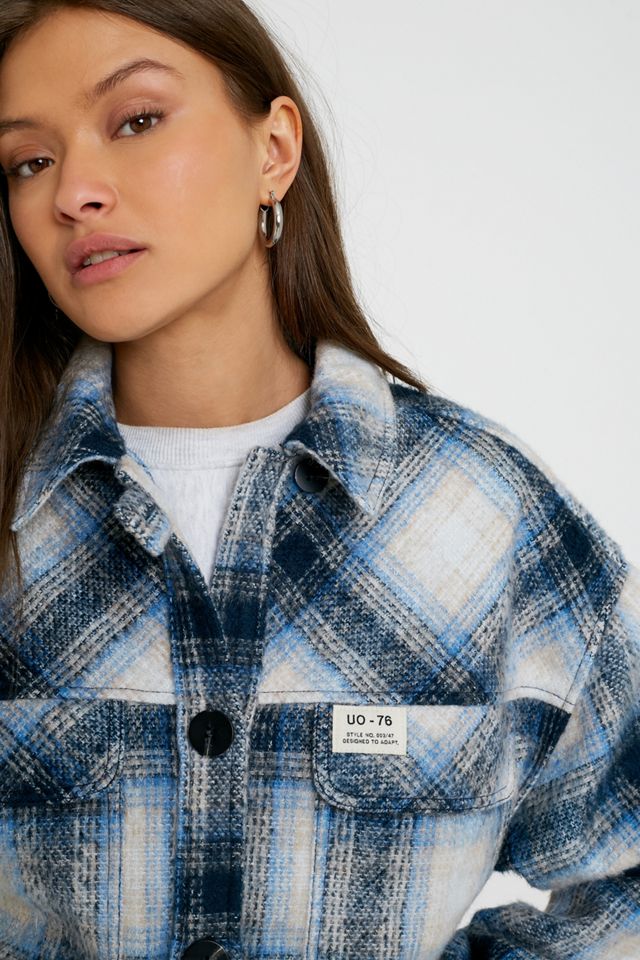 Urban Outfitters – Karierte Hemdjacke aus Wolle #2