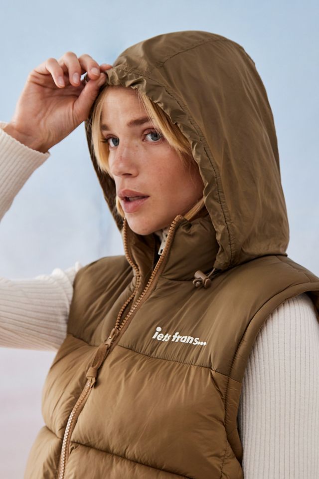 iets frans... Recycled Technical Zip-Off Sleeve Puffer Jacket #2