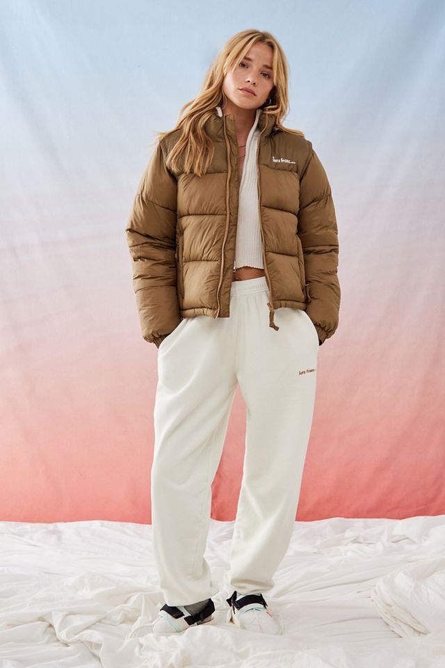iets frans... Recycled Technical Zip-Off Sleeve Puffer Jacket #4