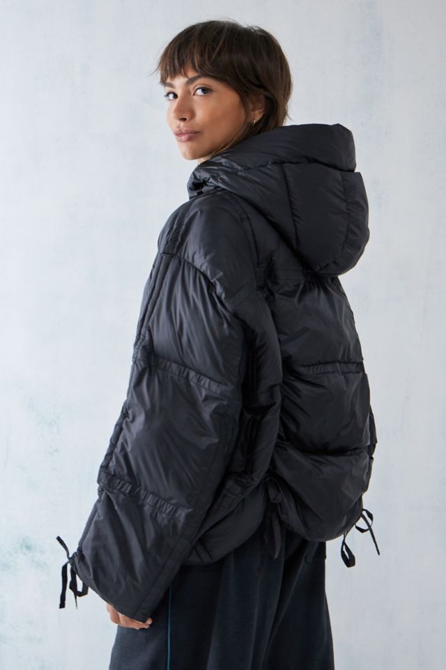 Urban outfitters 2024 puffer jacket black