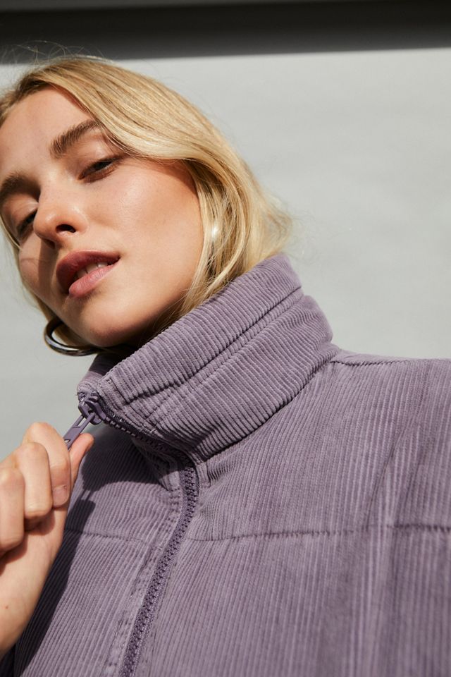 iets frans... Corduroy Purple Puffer Jacket #3