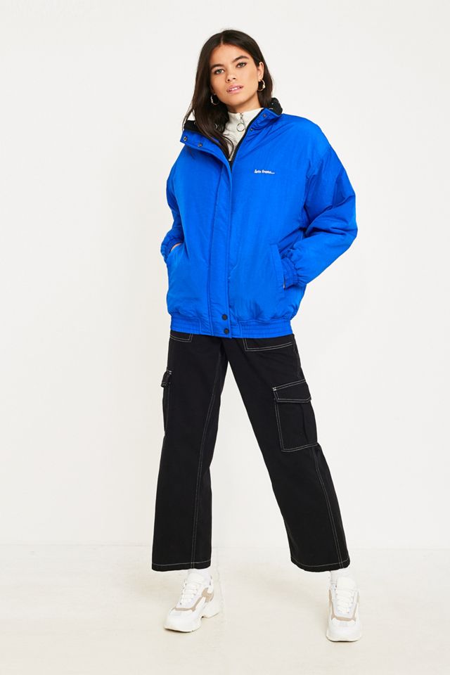 iets frans... Blue Nylon Shell Jacket | Urban Outfitters UK