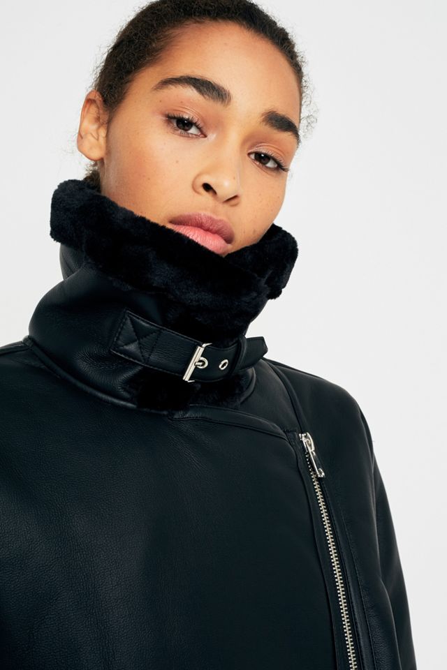 UO Faux Leather Biker Jacket #2