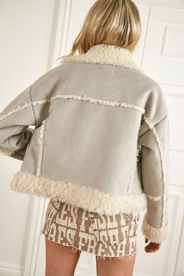 UO - Veste Maria imitation peau de mouton #1