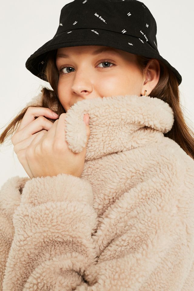 Urban Outfitters – Gekürzte Jacke aus Teddyplüsch in Creme #2