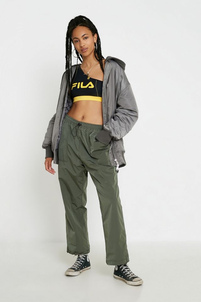 UO Longline Satin Bomber Chaqueta #2
