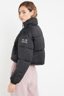 urban outfitters long puffer coat