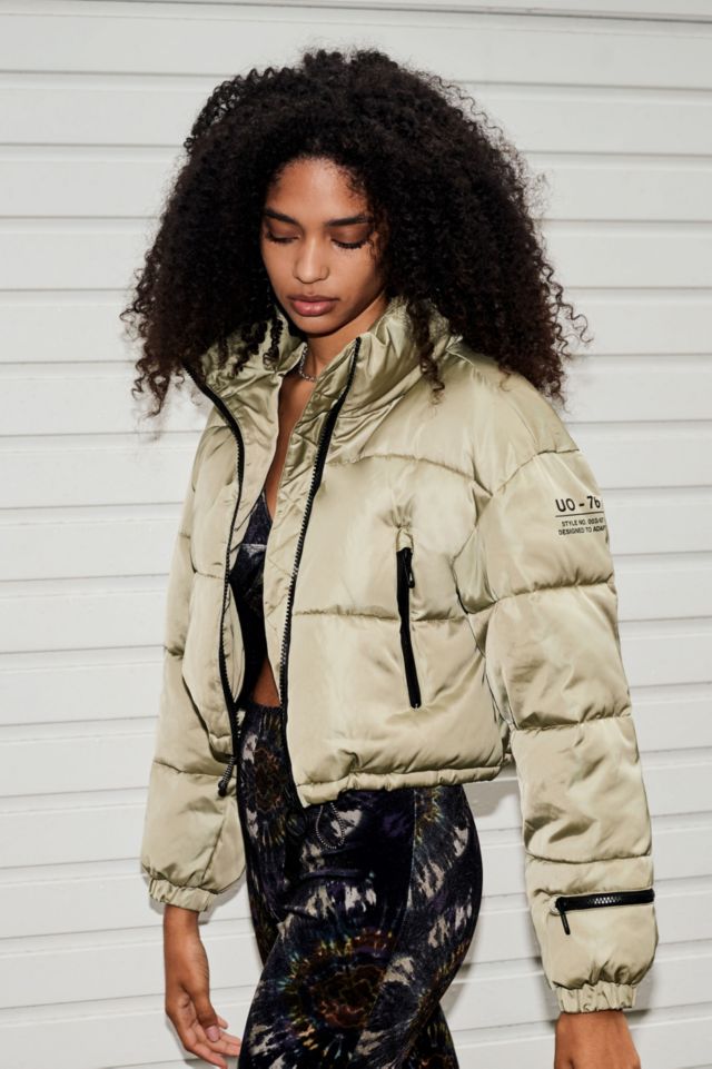 Cropped puffer jacket urban 2024 outfitters