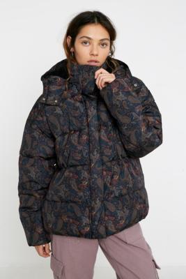 paisley puffer jacket