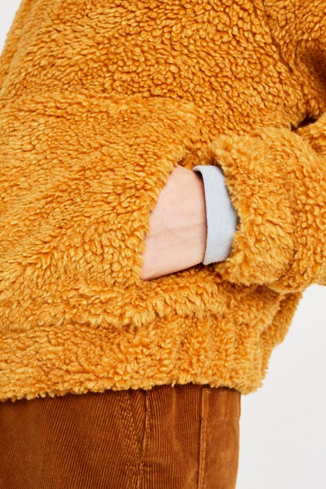 UO Marigold Teddy Crop Jacket #3