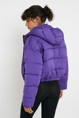 urban outfitters purple puffer jacket