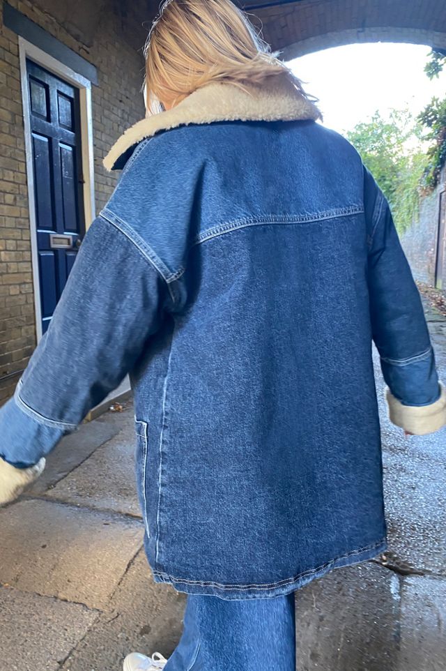 BDG Patchwork Denim Hooded Jacket