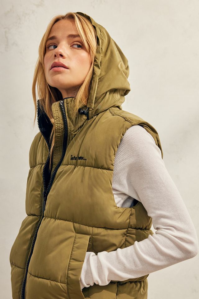 iets frans... 90s Puffer Gilet  #1