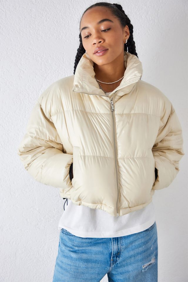 Urban outfitters white puffer hot sale jacket