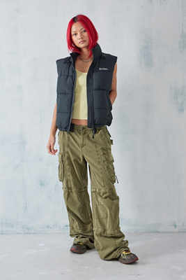 Haut Sans Manches étincelant Et Fondu – Urban Outfitters – Taille S – Vert
