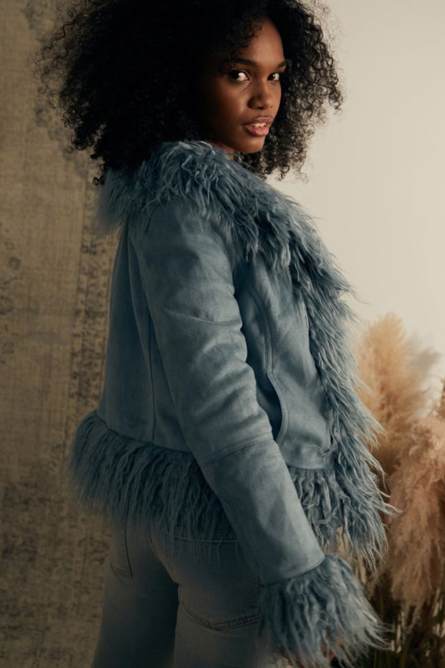 Urban outfitters hotsell fur jacket