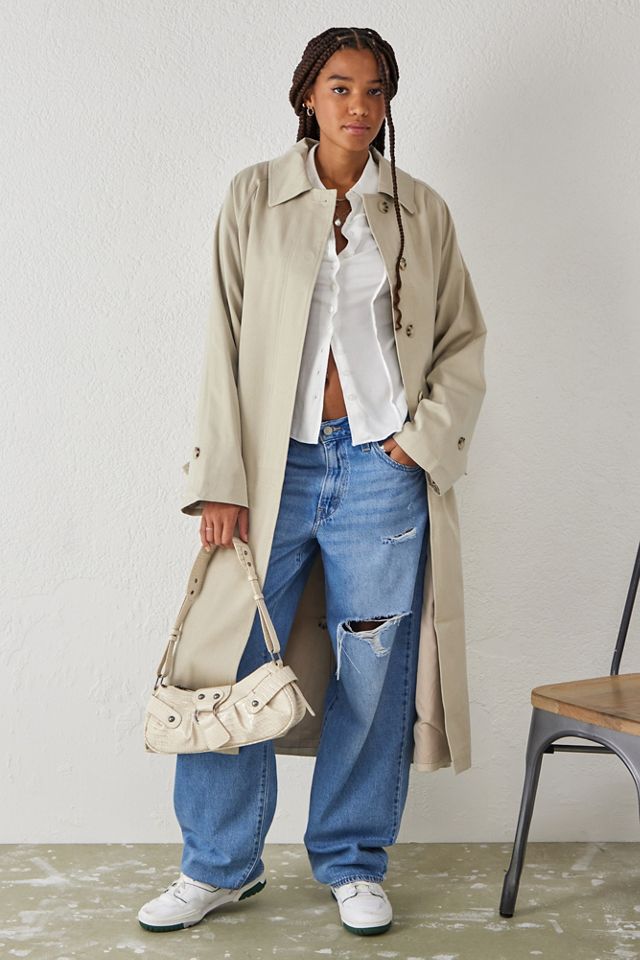 Light Before Dark Longline Trench Coat #1