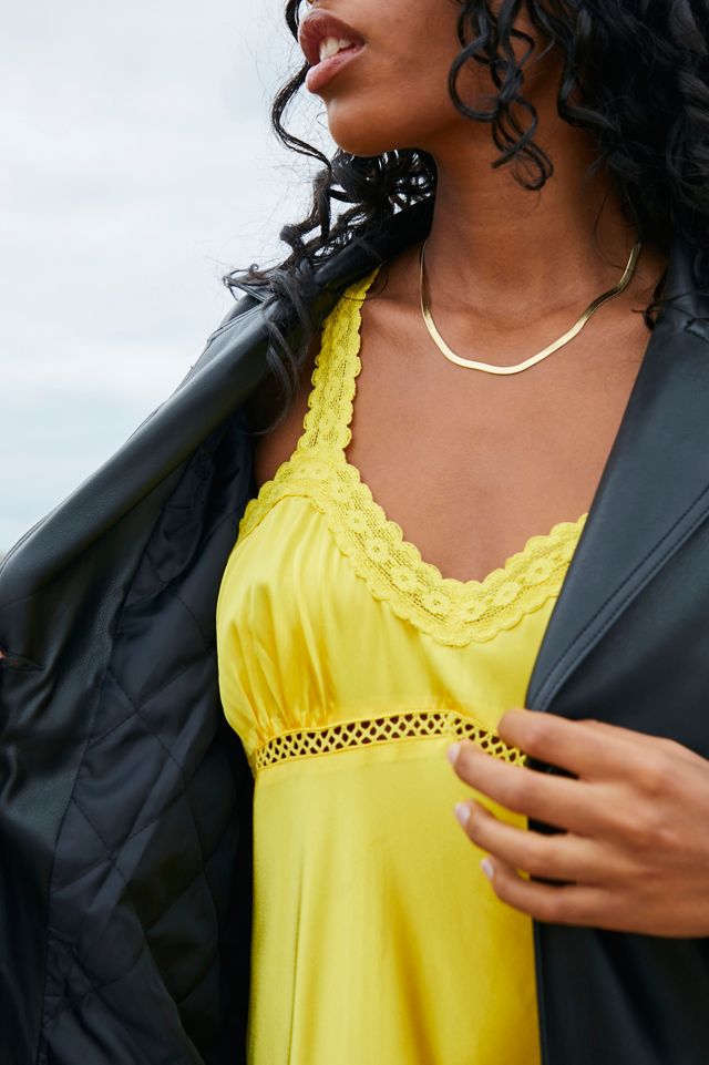 UO Luna Faux Leather Trench Coat #4