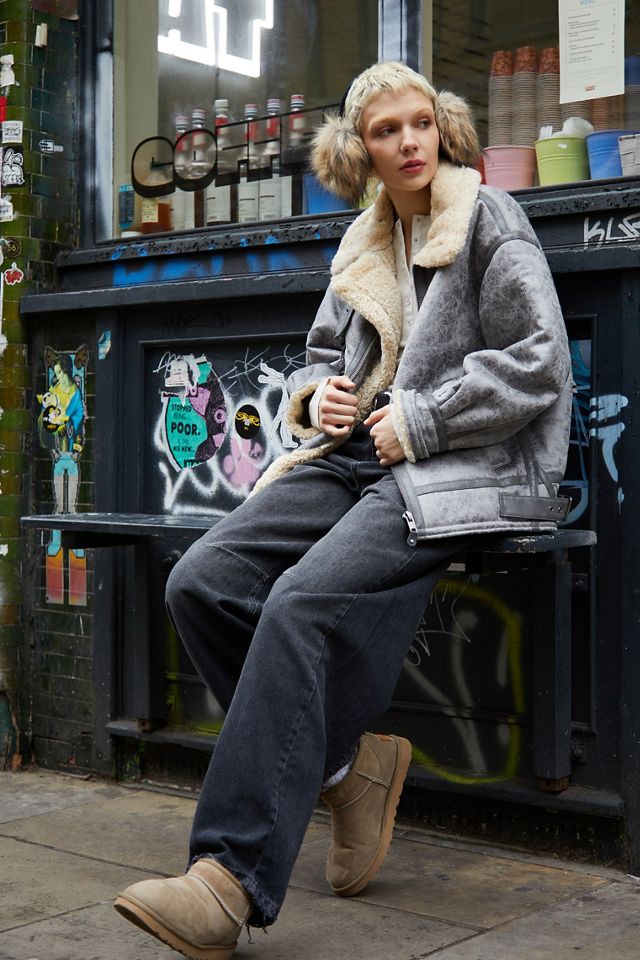 BDG Stevie Aviator Coat  #1